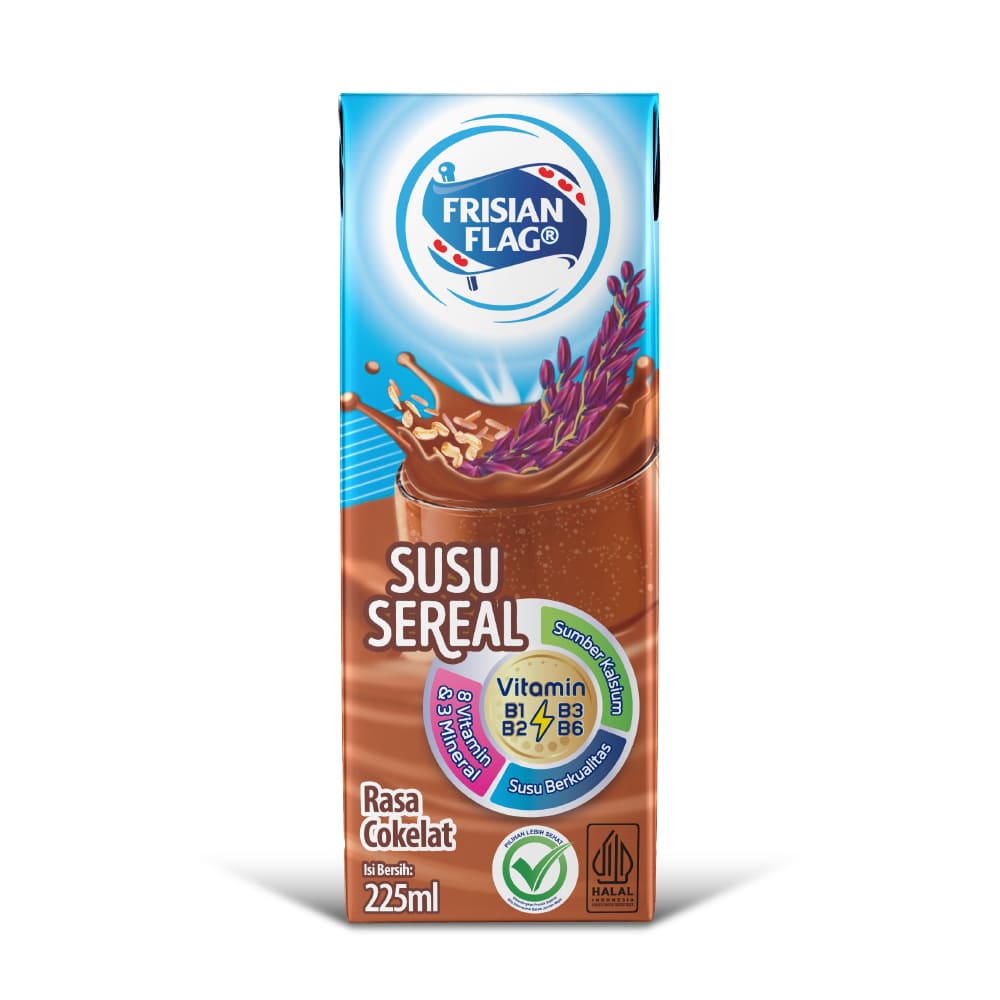 Frisian Flag Susu Sereal Cokelat, Nikmat Tanpa Bulir