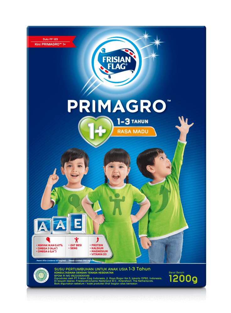 Frisian Flag Primagro 1+ (Anak Usia 1-3 Tahun)