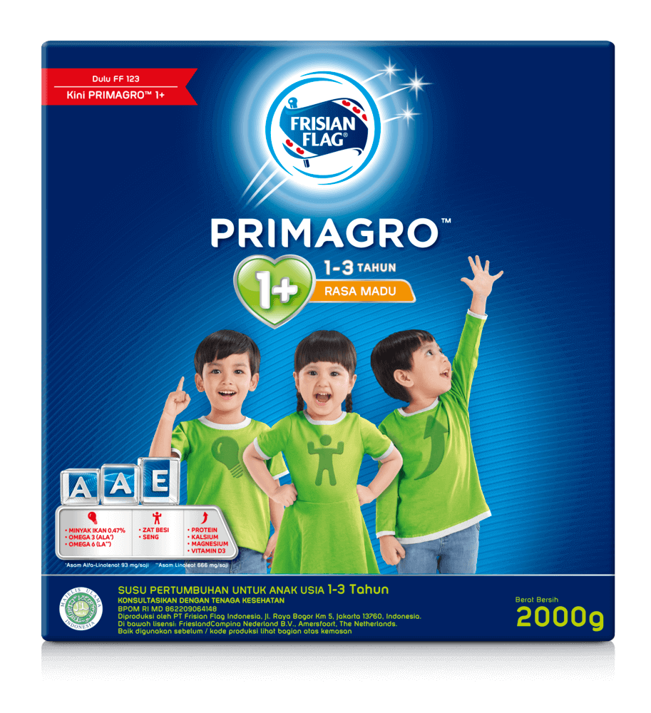 Frisian Flag Primagro 1+ (Anak Usia 1-3 Tahun)