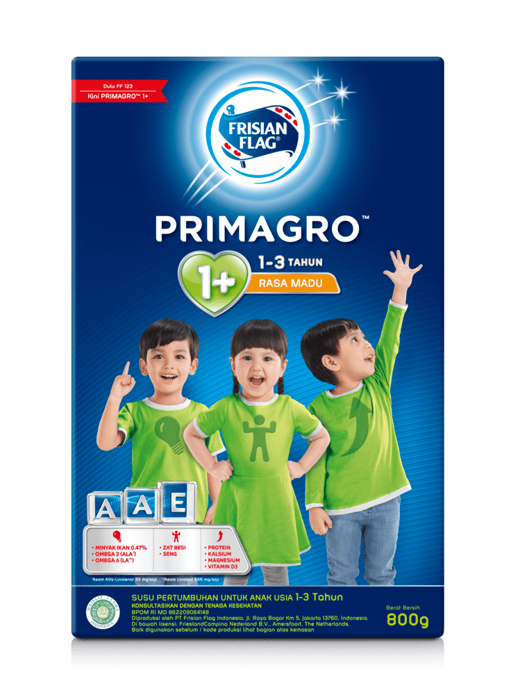 Frisian Flag Primagro 1+ (Anak Usia 1-3 Tahun)