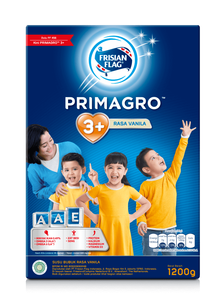 Frisian Flag Primagro 3+ (Anak Usia 3-6 Tahun)