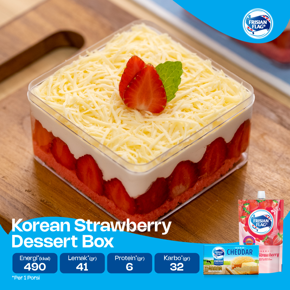 Korean Strawberry Dessert Box