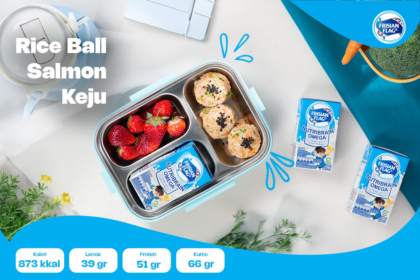 Rice Ball Salmon Keju
