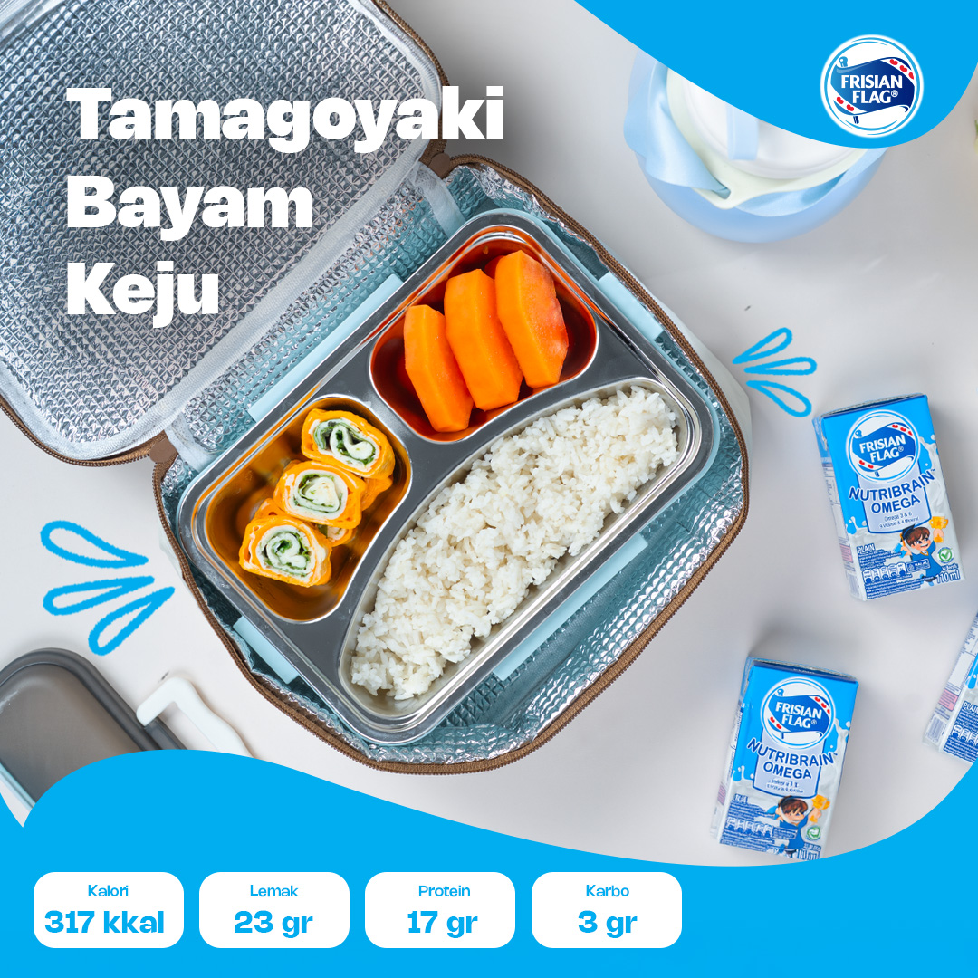 Tamagoyaki Bayam Keju